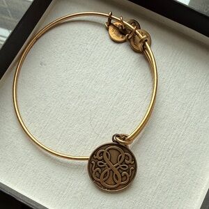 Alex and Ani Gold Path of Life Charm Bangle Bracelet